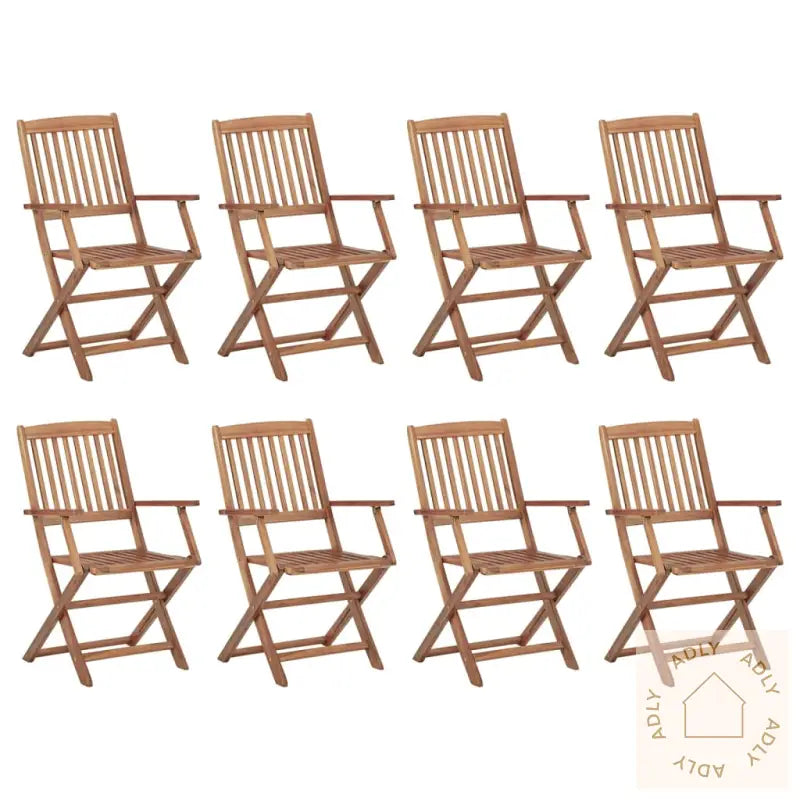 Klappstoler 8 Stk Heltre Akasie