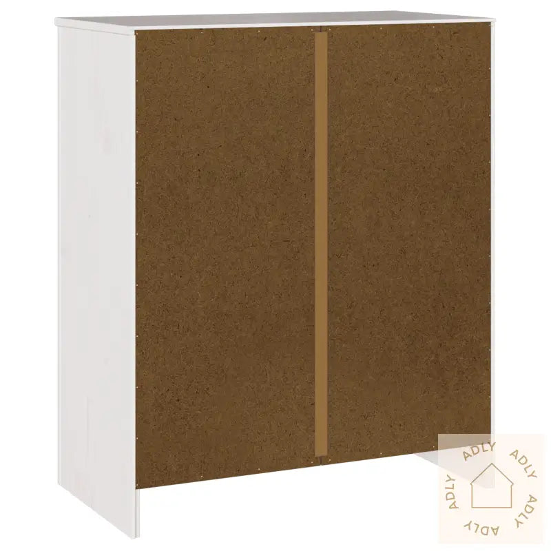 Kommode &quot;Drammen&quot; Hvit 76,5X40X91 Cm Massiv Furu