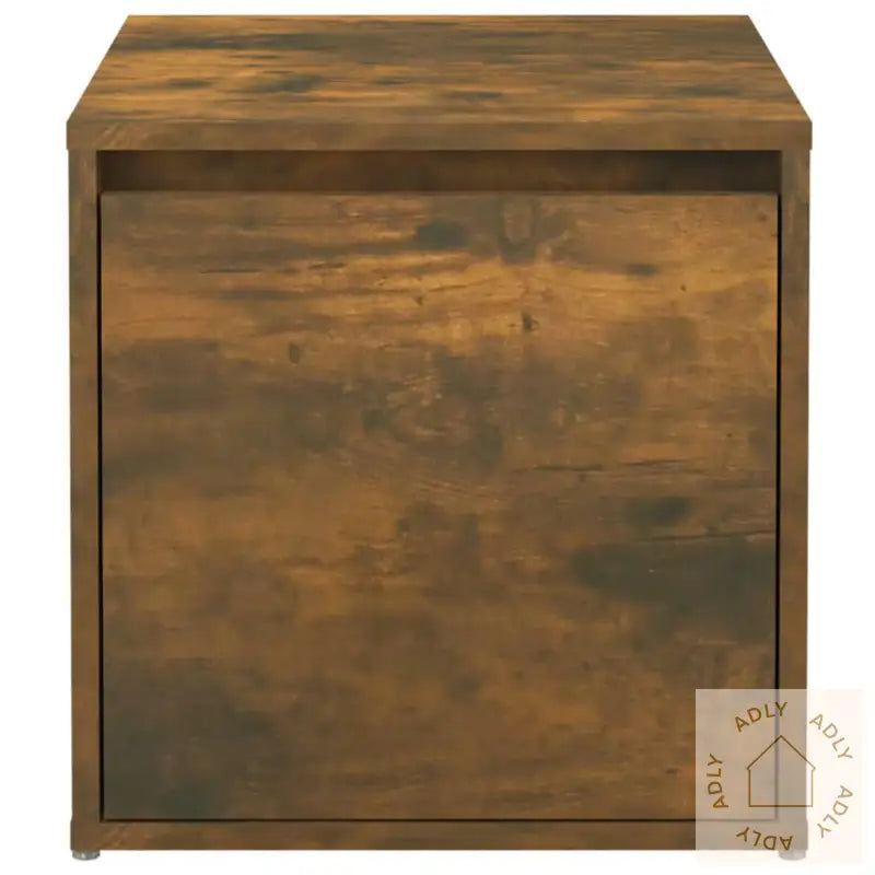 Oppbevaringsskap Røkt Eik 40,5X40X40 Cm Konstruert Tre