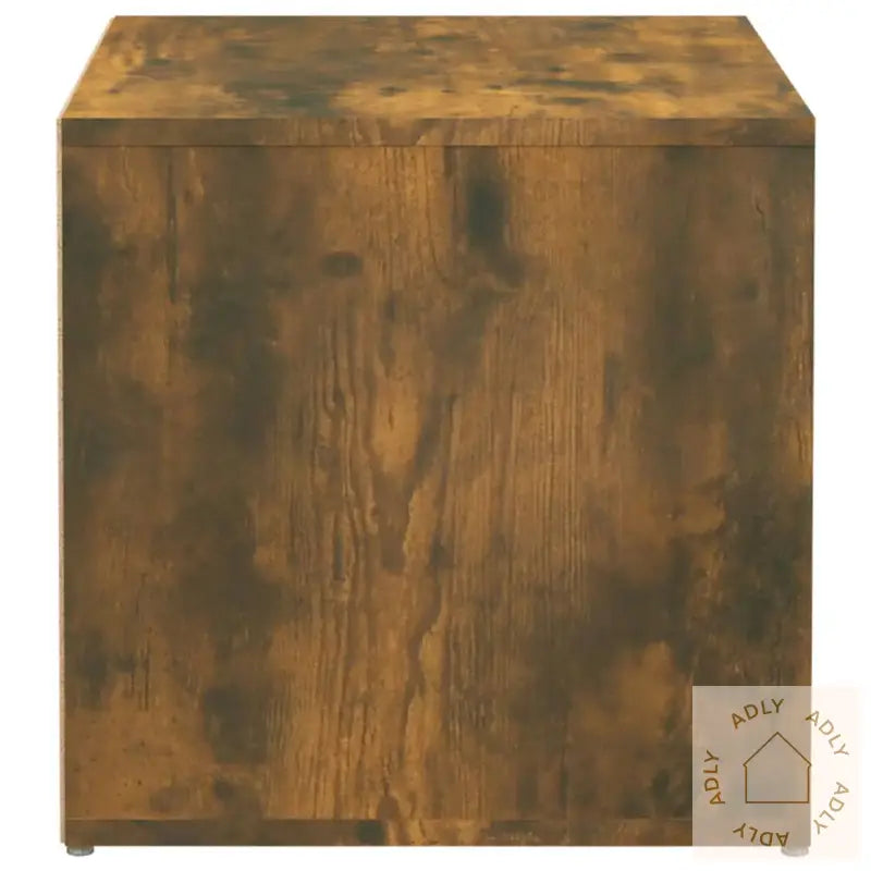 Oppbevaringsskap Røkt Eik 40,5X40X40 Cm Konstruert Tre