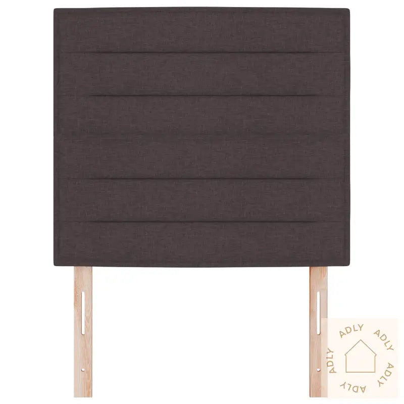 Led Hodegavl Linjedesign Mørk Brun 100 Cm Stoff