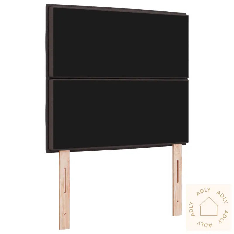 Led Hodegavl Linjedesign Mørk Brun 100 Cm Stoff