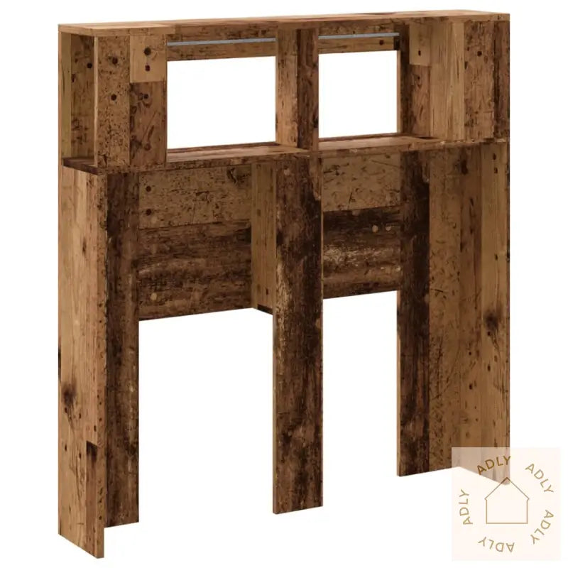 Sengegavl Med Led Gammelt Tre 100X18,5X103,5 Cm Konstruert Tre