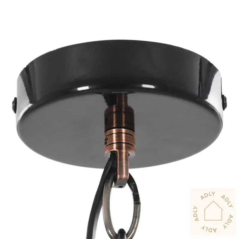 Hengelamper 2 Stk Svart Rund E27