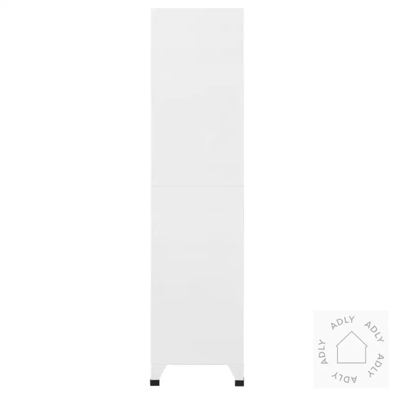 Oppbevaringsskap Hvit 90X40X180 Cm Stål