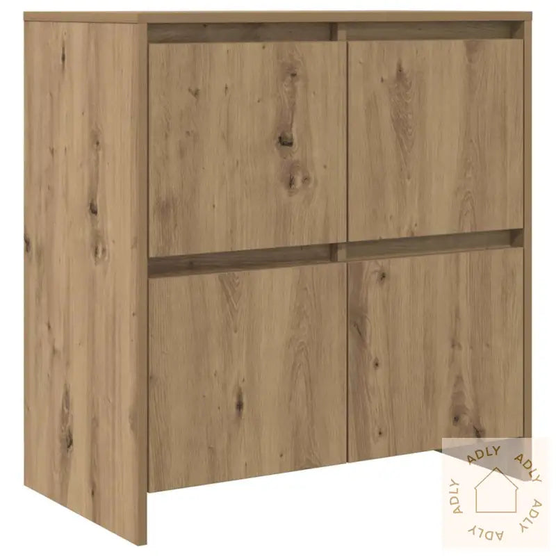 Serviesskap 2 Pcs Artisan Eik 70 X 41 X 75 Cm Konstruert Tre