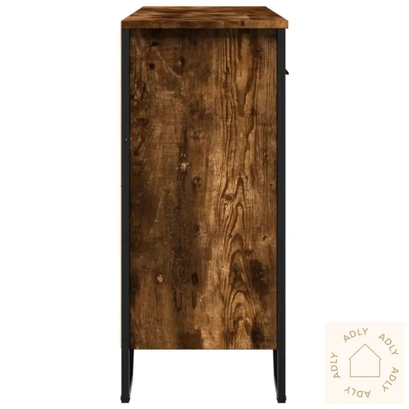 Skjenk Røkt Eik 97X32,5X74,5 Cm Konstruert Tre