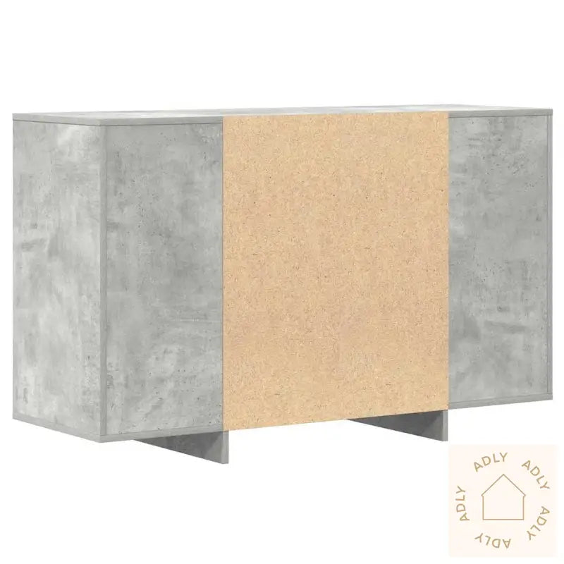 Sideboard Betonggrå 120X41X75 Cm Konstruert Tre