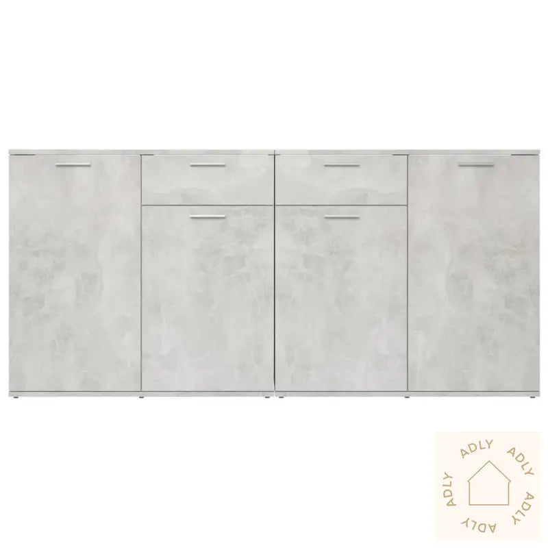 Skjenk Betonggrå 160X36X75 Cm Konstruert Tre