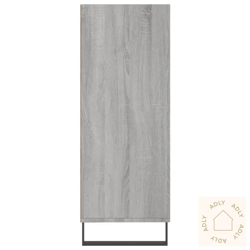 Hylle Grå Sonoma 69,5X32,5X90 Cm Konstruert Tre