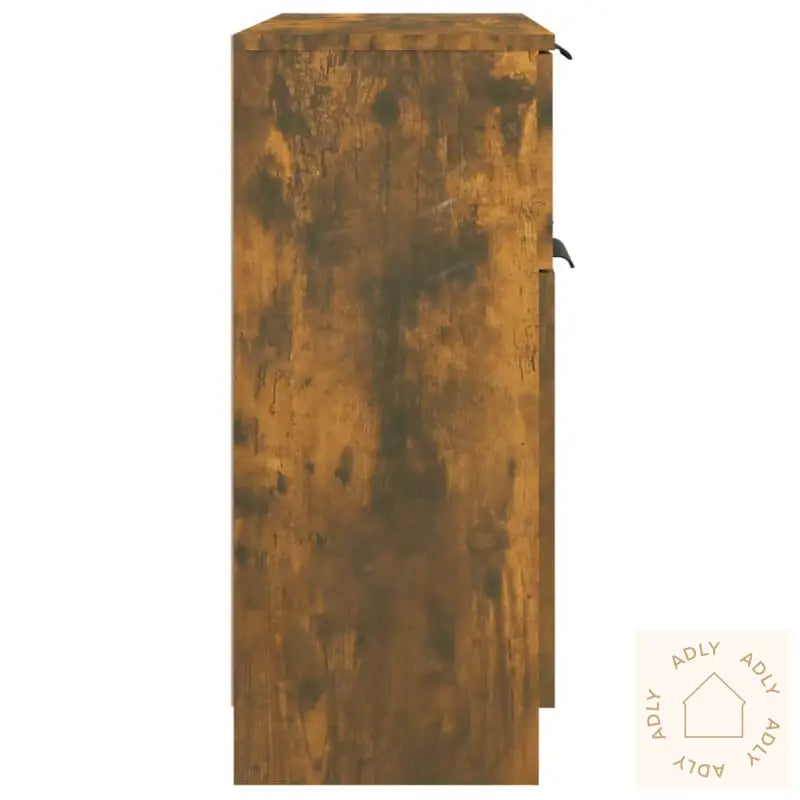 Skjenk Røkt Eik 60X30X70 Cm Konstruert Tre
