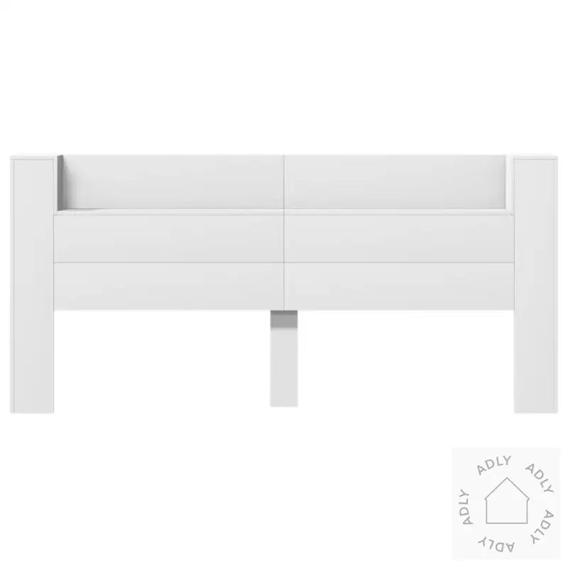 Hodegavl Skap Med Led Hvit 220X16,5X103,5 Cm