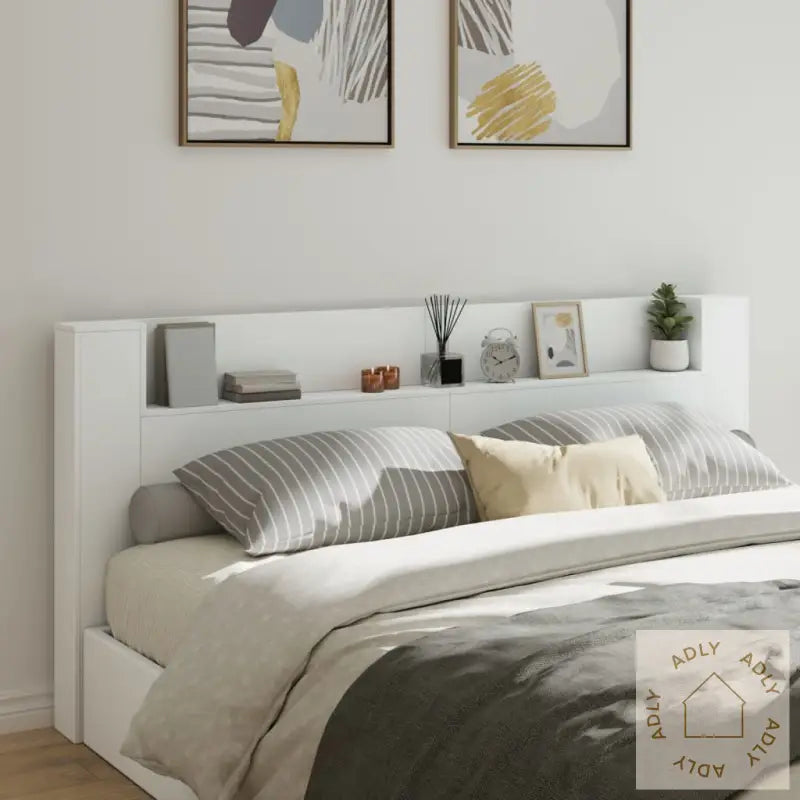 Hodegavl Skap Med Led Hvit 220X16,5X103,5 Cm