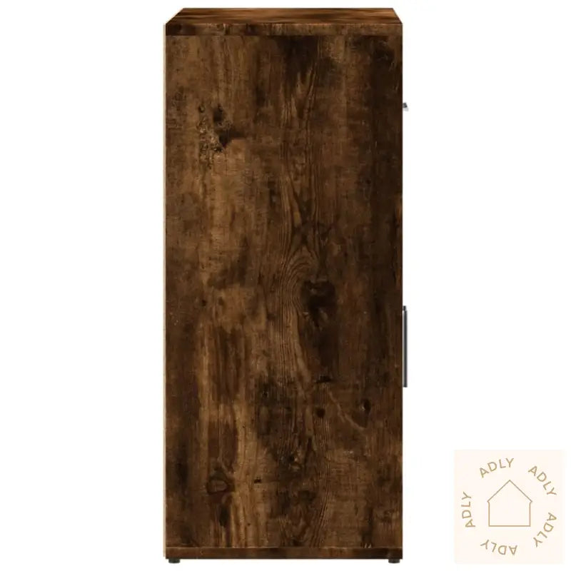 Skjenker 2 Røkt Eik 60X31X70 Cm Konstruert Tre