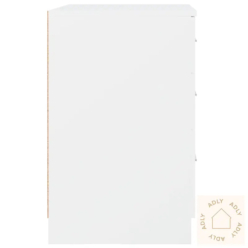 Nattbord Hvit 40X40X63 Cm Konstruert Tre