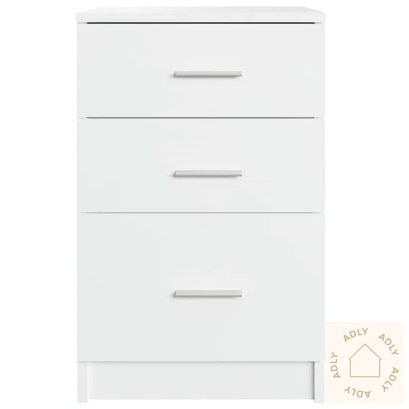 Nattbord Hvit 40X40X63 Cm Konstruert Tre