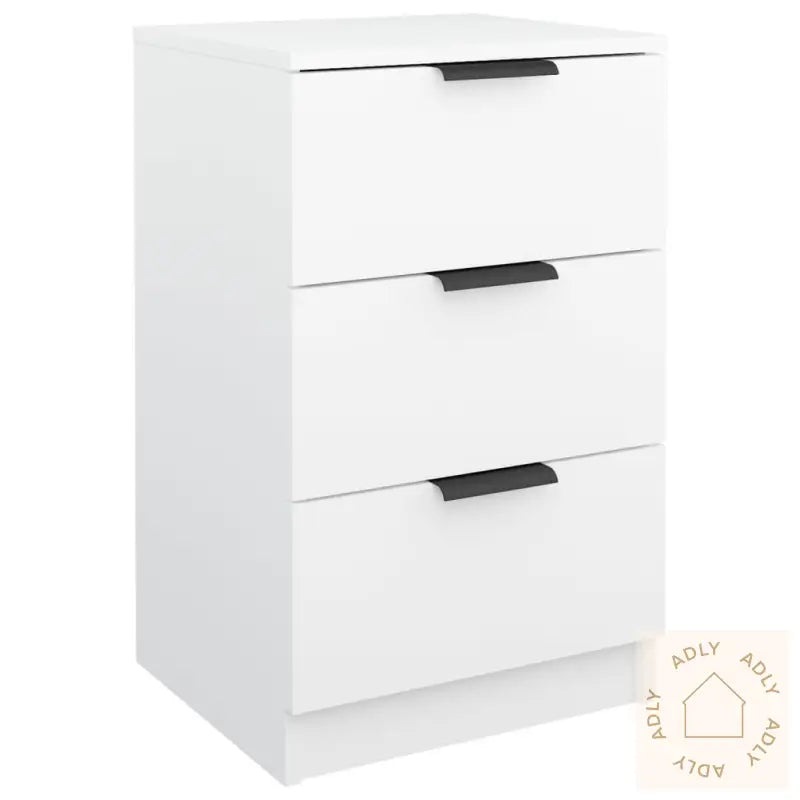 Nattbord 2 Stk Hvit 40X36X65 Cm