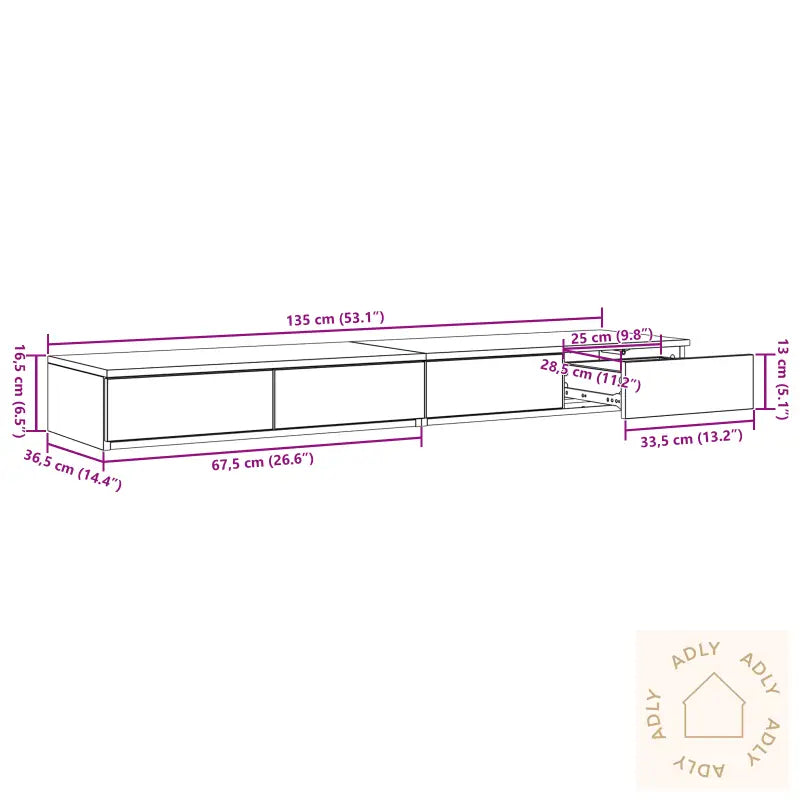 Sengeskuffer Hvit 135X36,5X16,5 Cm Laget Av Tre