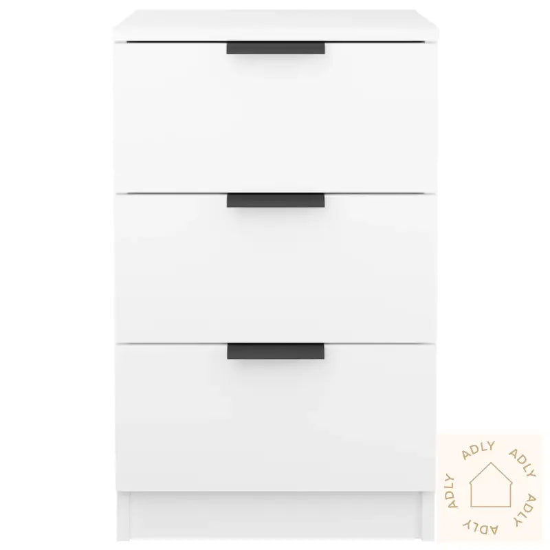 Nattbord 2 Stk Hvit 40X36X65 Cm