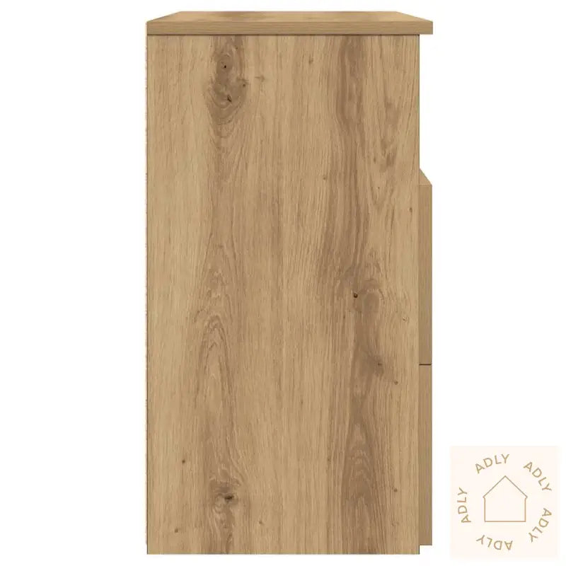 Nattbord 2 Stk Artisan Eik 50X32X60 Cm Konstruert Tre