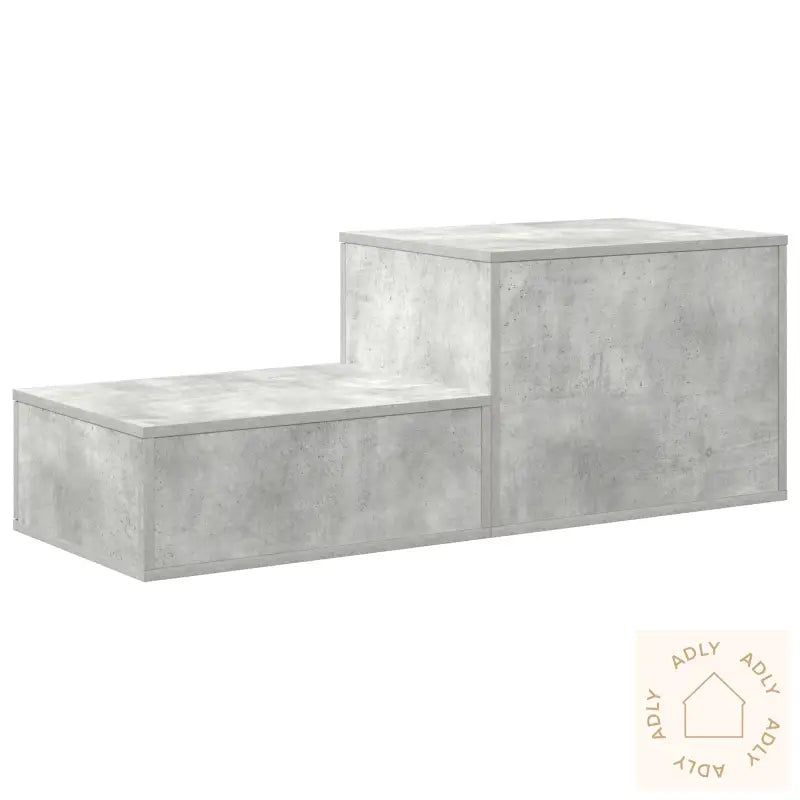 Oppbevaringsskap Betonggrå 103X41X40 Cm Laget Av Tre