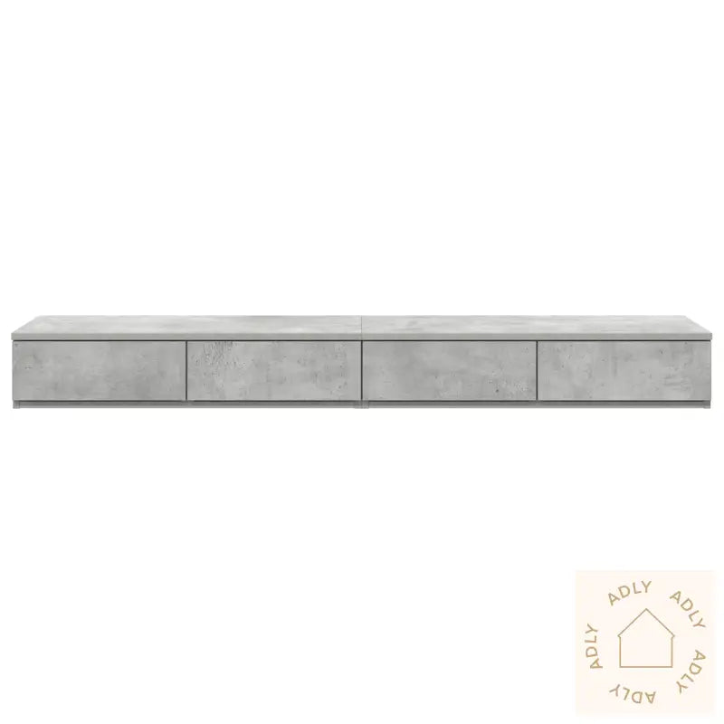 Sengeskuffer I Betonggrå - 135X36.5X16.5 Cm Laget Av Sponplater