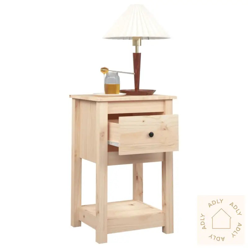 Nattbord 2 Stk 40X35X61,5 Cm Heltre Furu