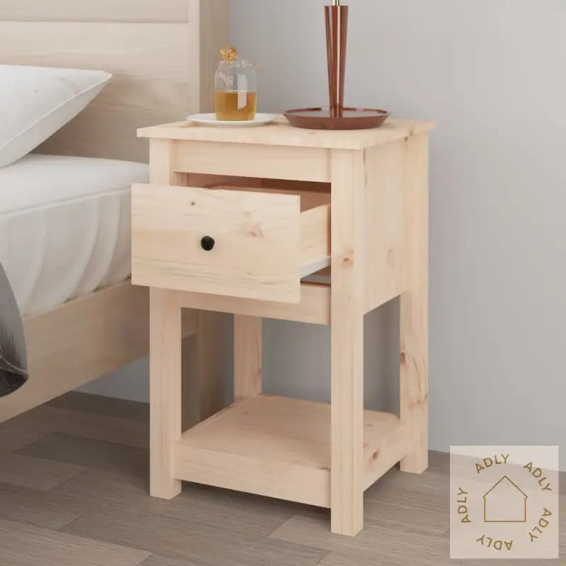 Nattbord 2 Stk 40X35X61,5 Cm Heltre Furu
