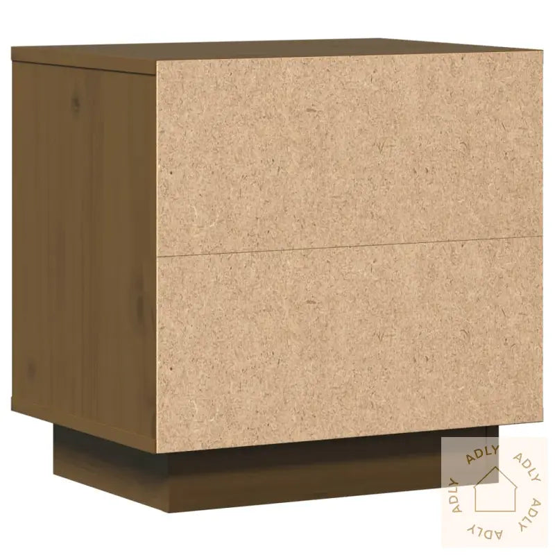 Nattbord 2 Stk Honningbrun 40X30X40 Cm Heltre Furu