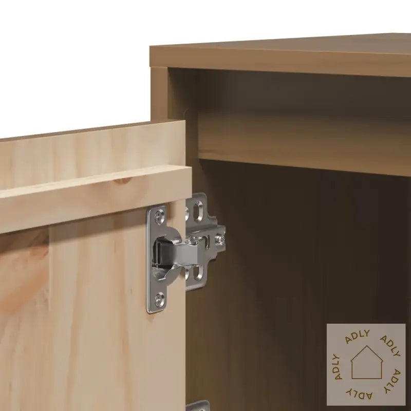 Nattbord 2 Stk Honningbrun 40X30X40 Cm Heltre Furu