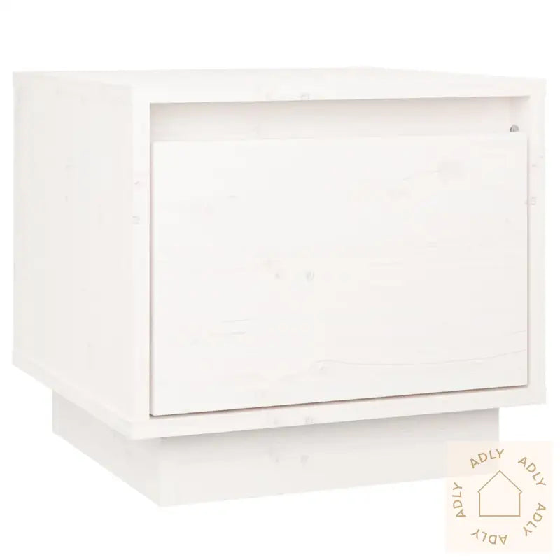 Nattbord Hvit 35X34X32 Cm Heltre Furu