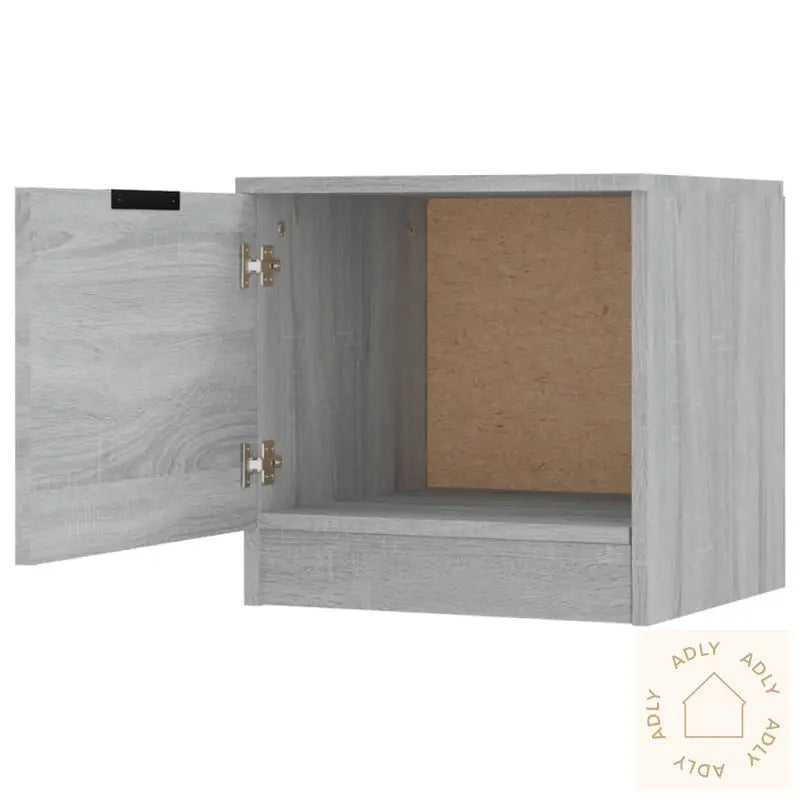 Nattbord 2 Stk Grå Sonoma 40X39X40 Cm