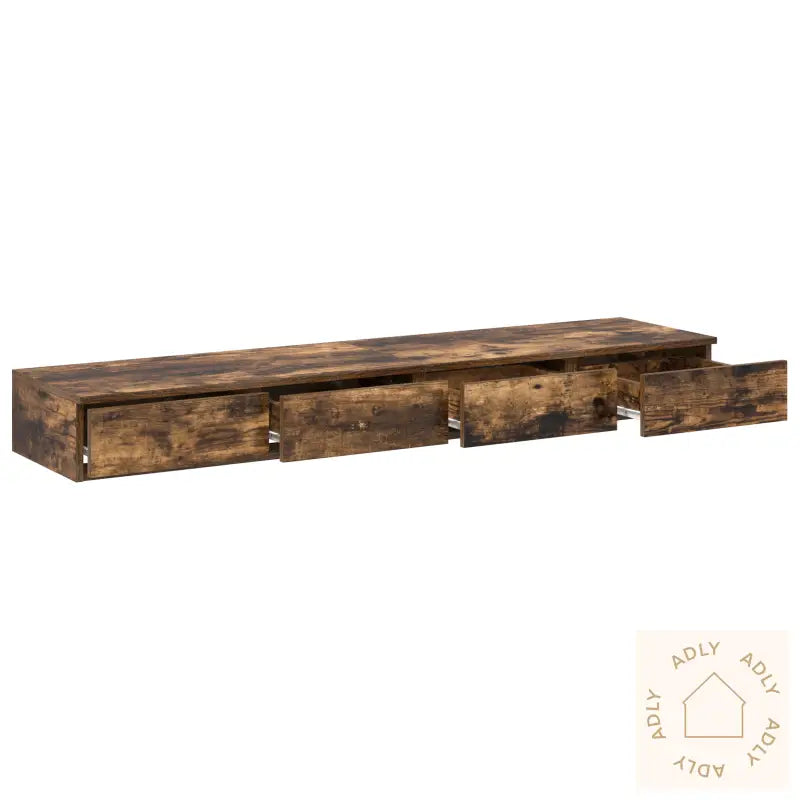 Sengeskuffer Røkt Eik 150X36,5X16,5 Cm Laget Av Tre