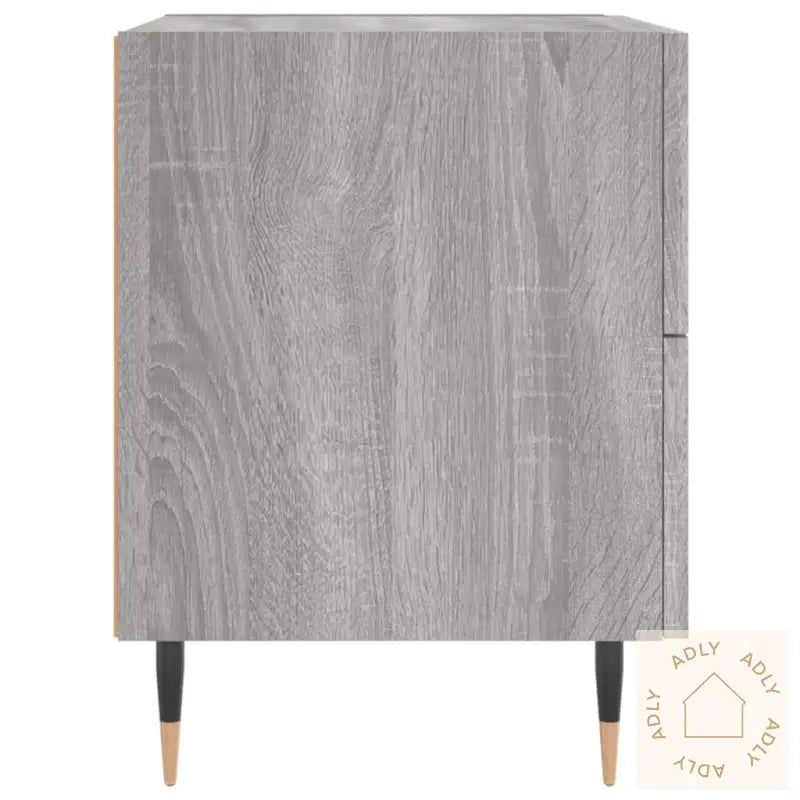 Nattbord Grå Sonoma 40X35X47,5 Cm Konstruert Tre