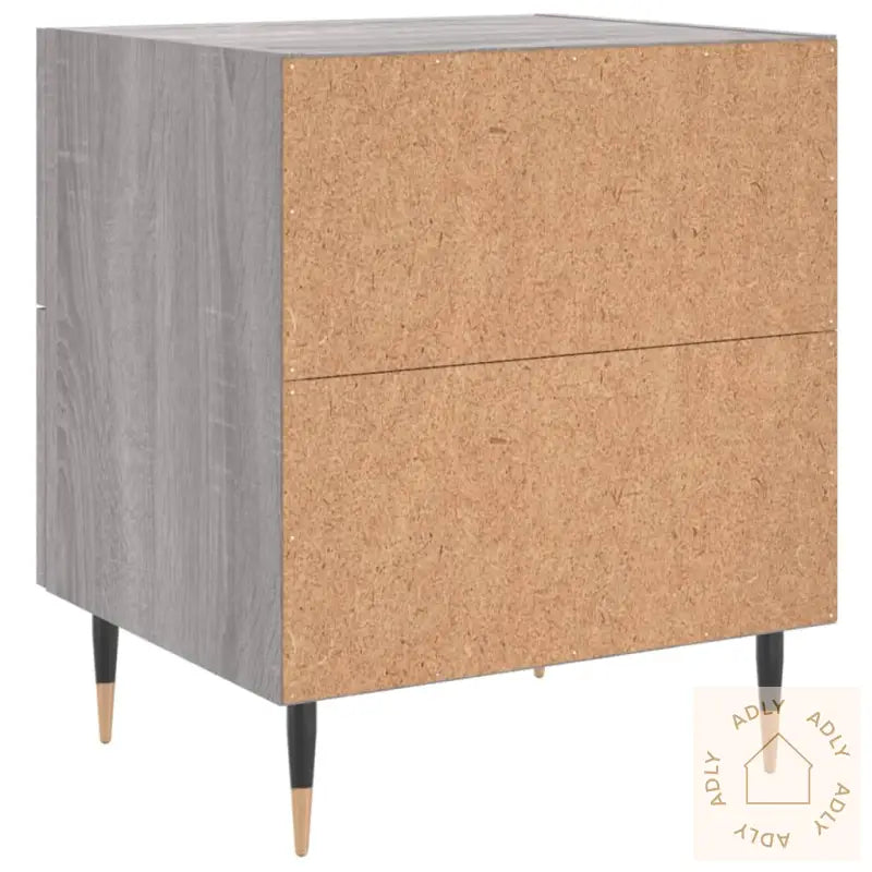 Nattbord Grå Sonoma 40X35X47,5 Cm Konstruert Tre