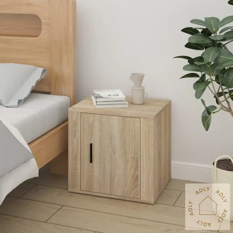 Nattbord 2 Stk Sonoma Eik 50X39X47 Cm