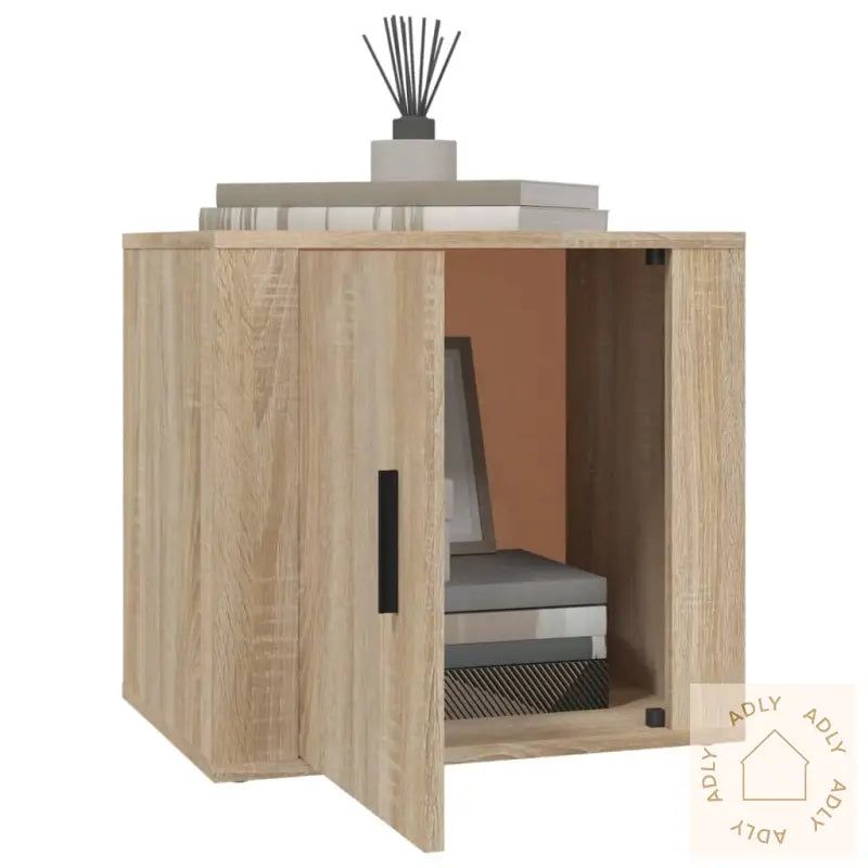 Nattbord 2 Stk Sonoma Eik 50X39X47 Cm