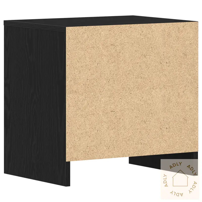 Nattbord Svart Eik 45X34X44,5 Cm Konstruert Tre