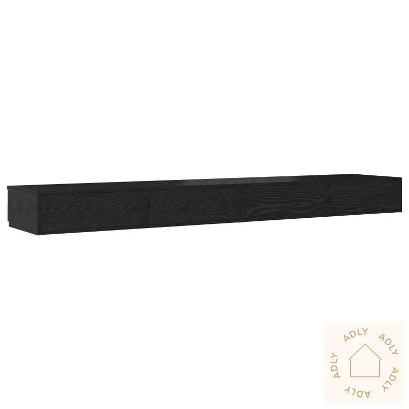 Sengeskuffer Sort 180X36,5X16,5 Cm Laget Av Tre