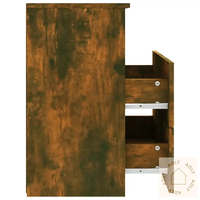 Nattbord Røkt Eik 50X32X60 Cm