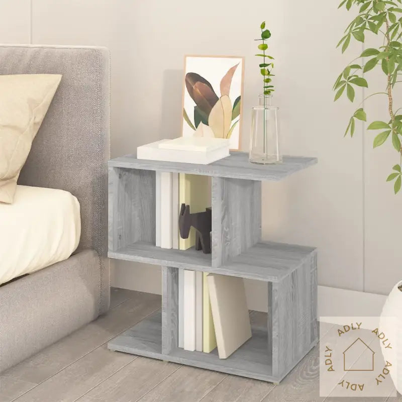 Nattbord Grå Sonoma 50X30X51,5 Cm Konstruert Tre