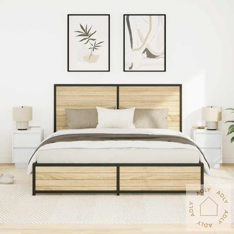Nattskap Med Led-Lys 2 Stk Hvit 38X34X50 Cm