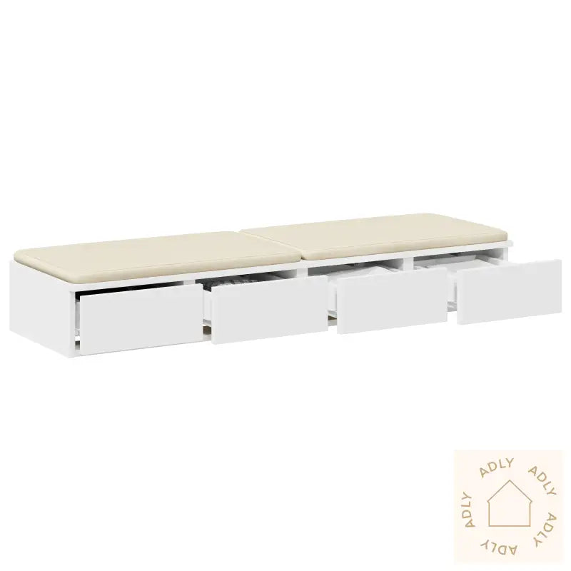 Sengekurver Hvit 120X36,5X16,5 Cm Konstruert Tre