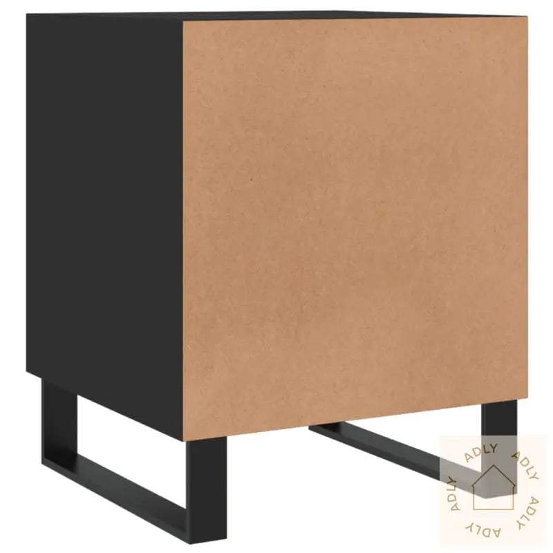 Nattbord 2 Stk Svart 40X40X50 Cm Konstruert Tre