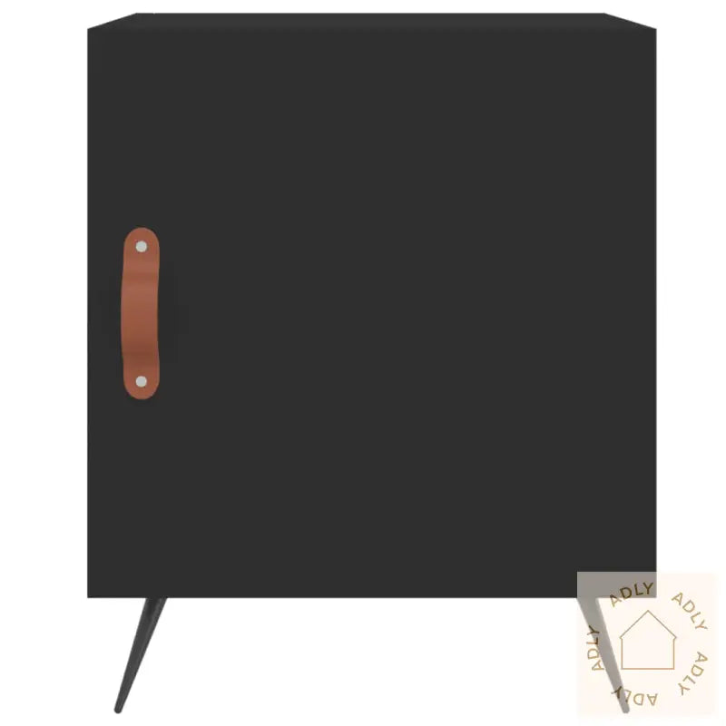 Nattbord 2 Stk Svart 40X40X50 Cm Konstruert Tre