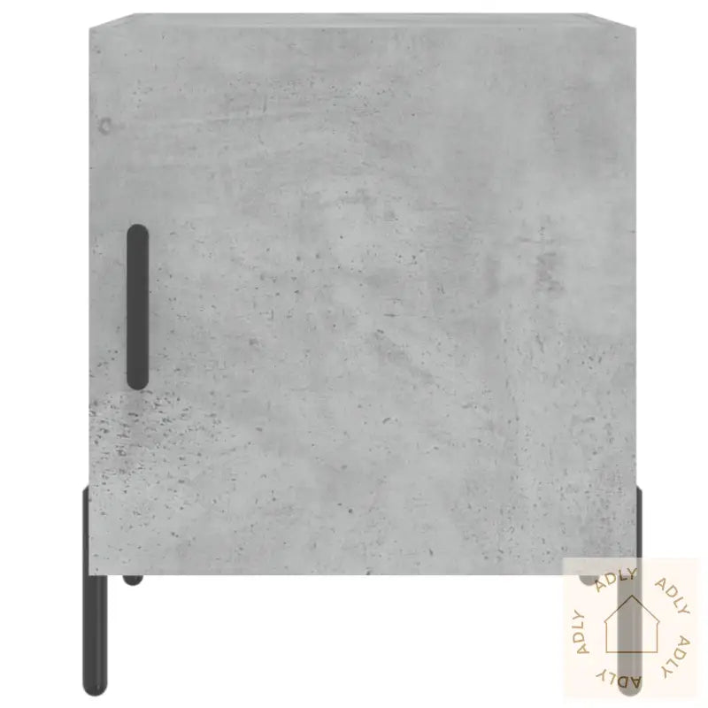 Nattbord Betonggrå 40X40X50 Cm Konstruert Tre