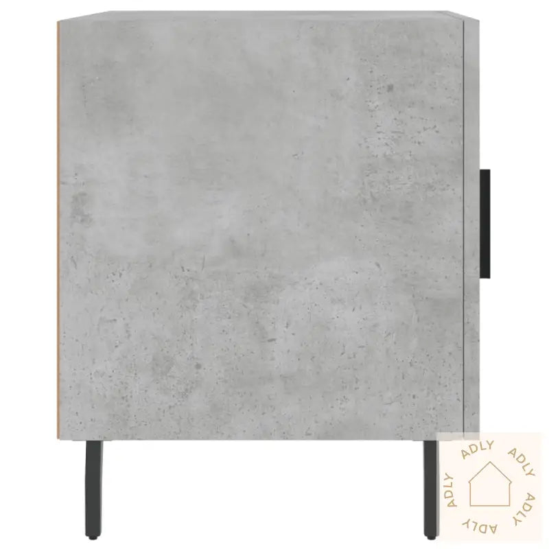 Nattbord Betonggrå 40X40X50 Cm Konstruert Tre