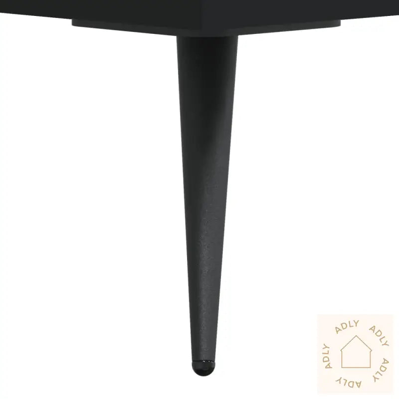 Nattbord 2 Stk Svart 40X40X50 Cm Konstruert Tre