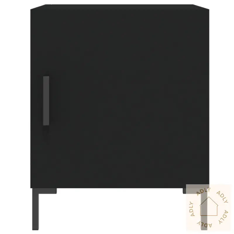 Nattbord Svart 40X40X50 Cm Konstruert Tre