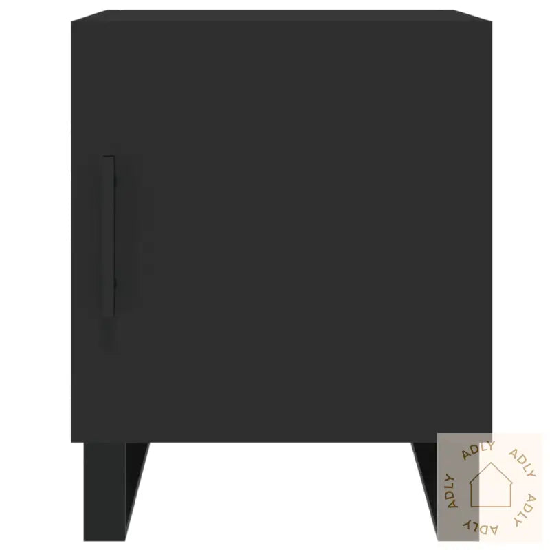 Nattbord 2 Stk Svart 40X40X50 Cm Konstruert Tre